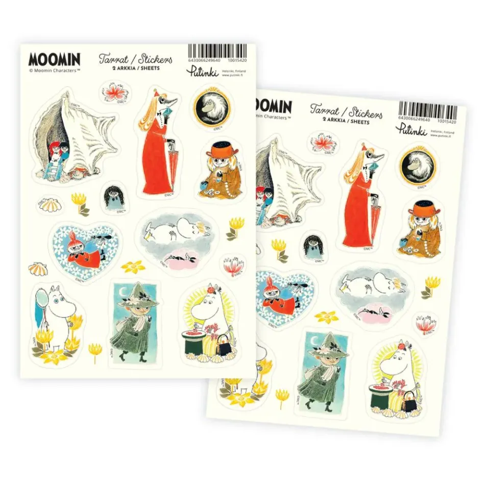 Moomintroll Scrap stickers A5 lot de 2 planches