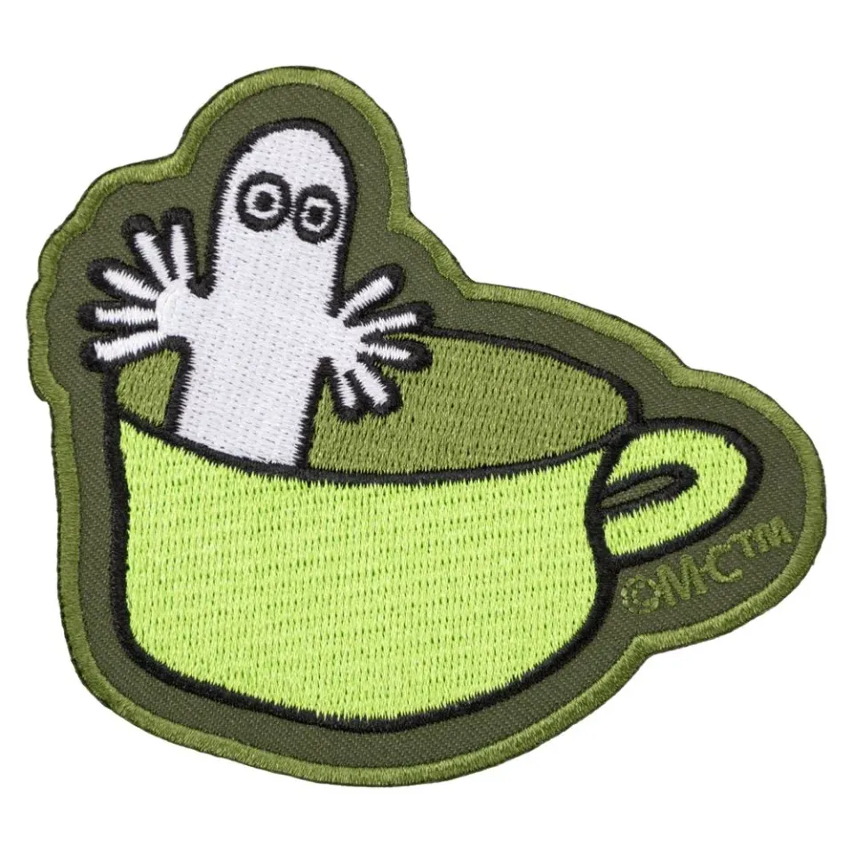 Moomintroll Hattifattener patch thermocollant vert 95x80 mm