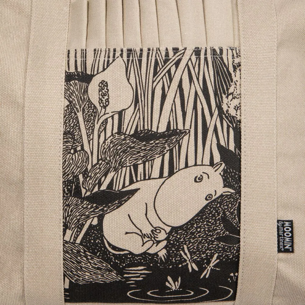 Moomintroll Moomin Reeds sac beige en coton