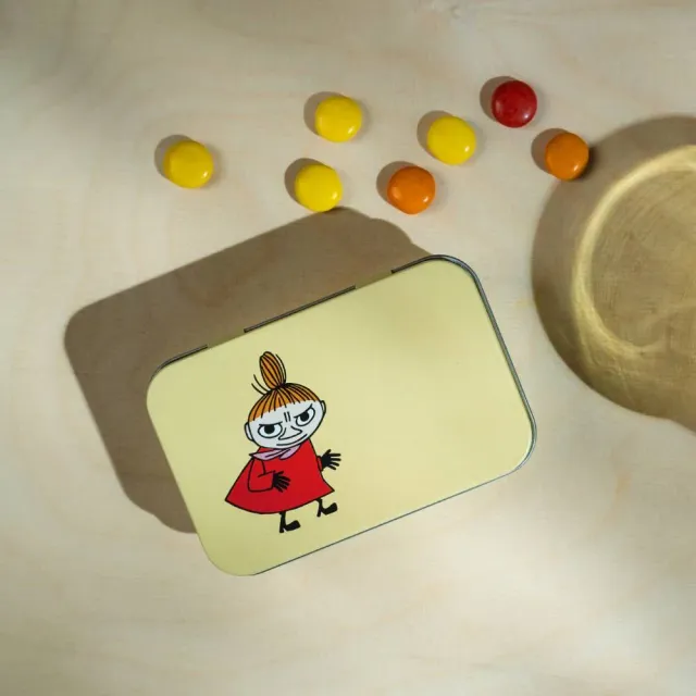 Moomintroll Retro Boîte Little My Jaune 10x6,5 cm