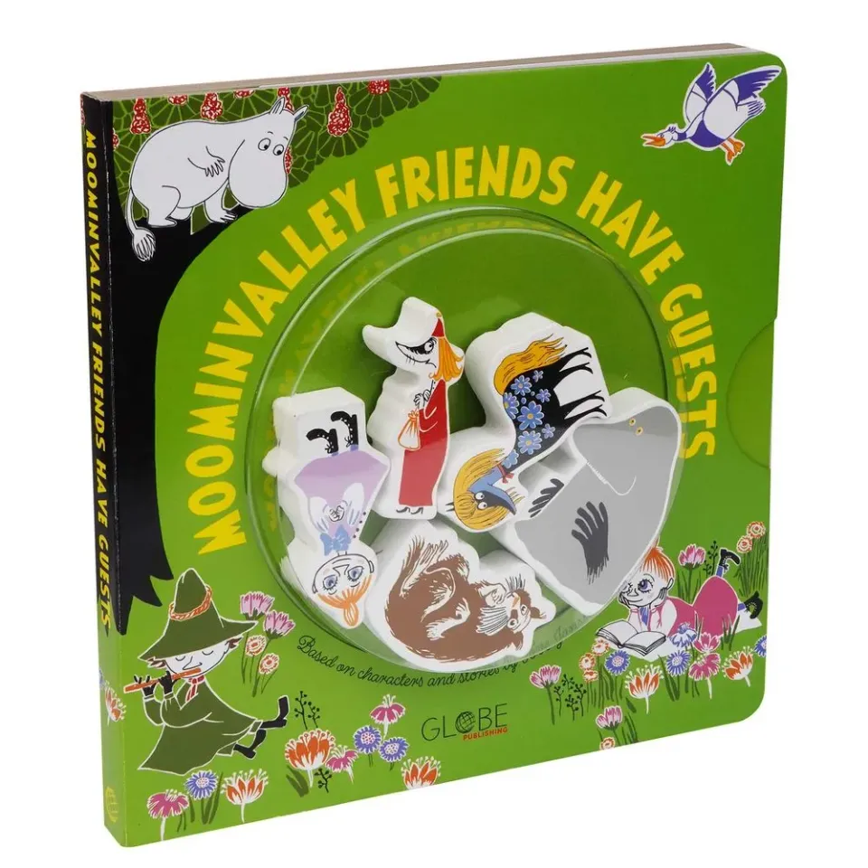 Moomintroll Moominvalley Friends Have Guest livre 5 figurines