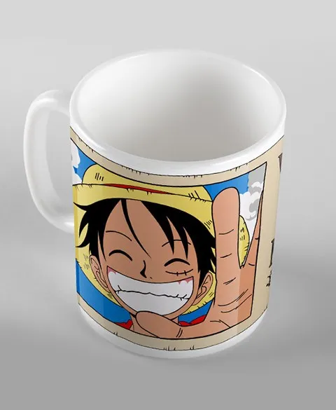 Pixgoodies One Piece Wanted mug
