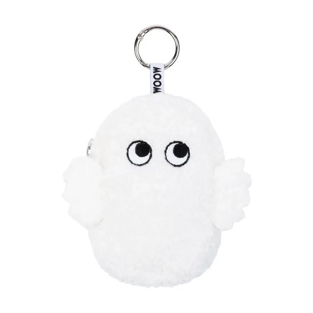 Moomintroll Hattifattener pochette porte-monnaie blanche
