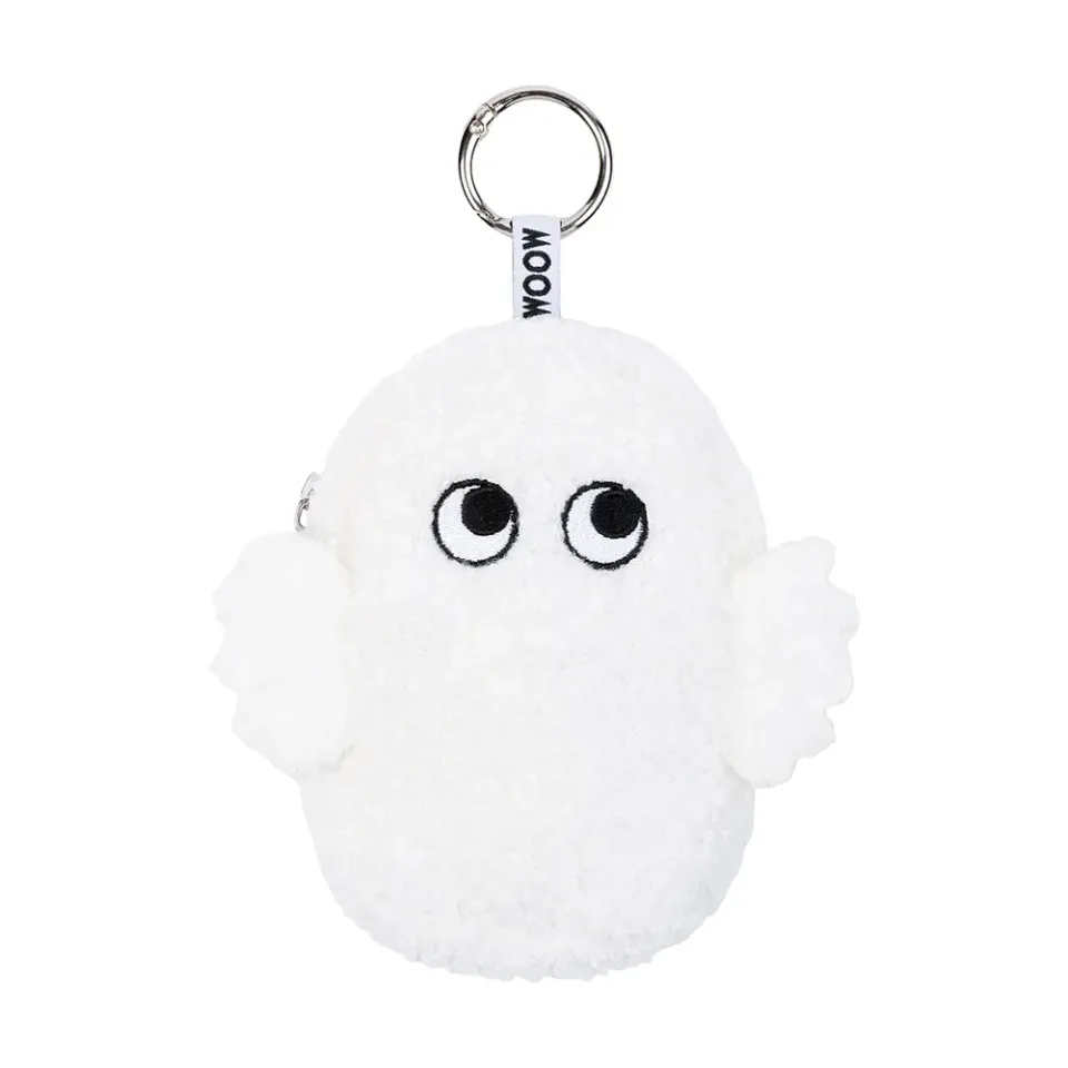 Moomintroll Hattifattener pochette porte-monnaie blanche