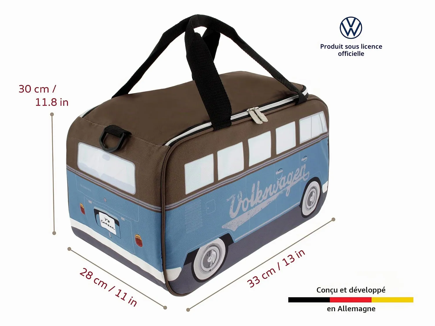 Brisa VW Collection T1 Combi sac isotherme rouge 25 L