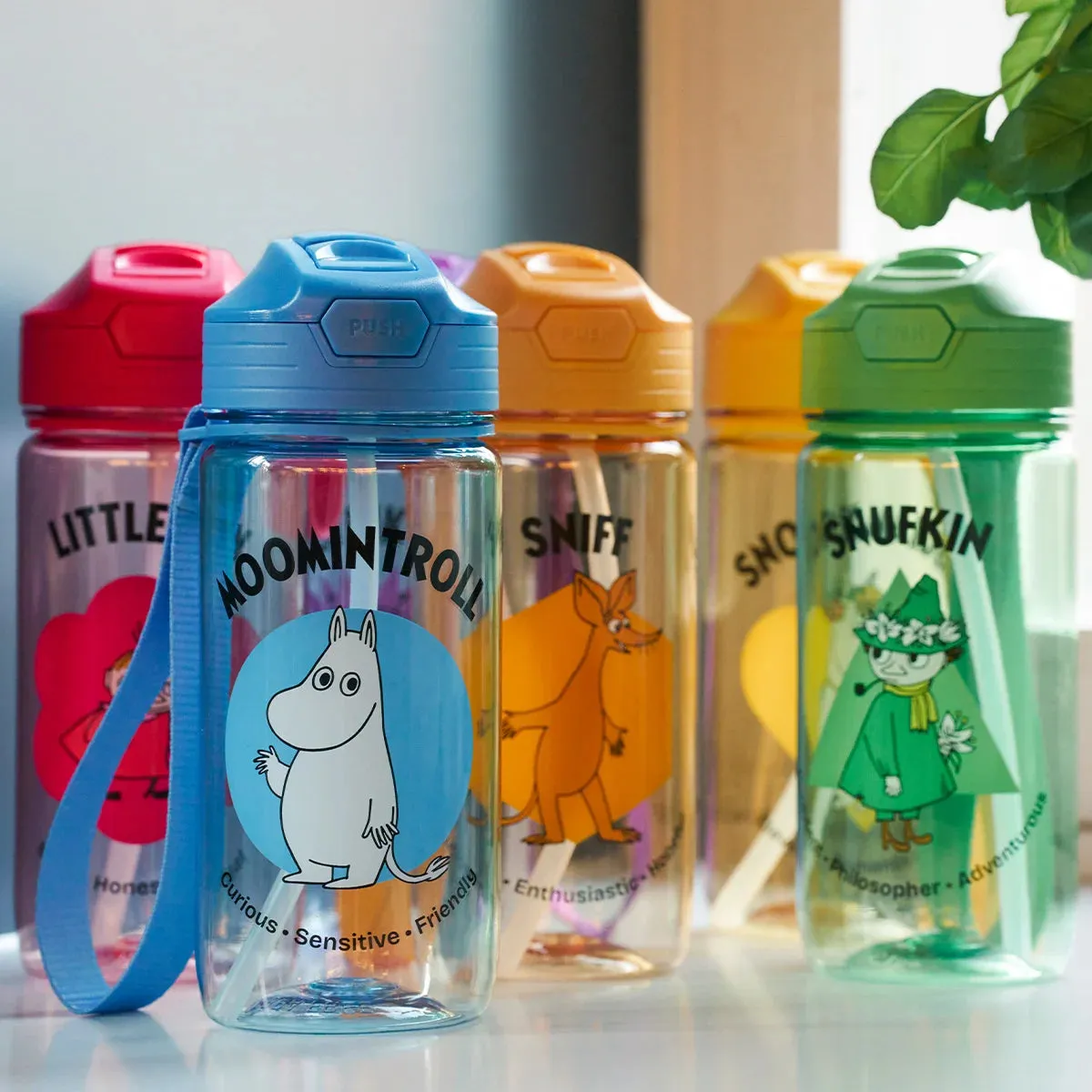 Moomintroll Stinky gourde violette 550 ml