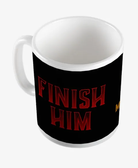Pixgoodies Mortal Kombat Finish Him mug céramique versus fighting