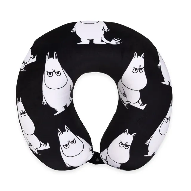 Moomintroll Angry tour de cou noir mousse mémoire