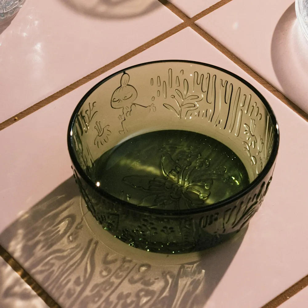 Moomintroll Mystical Forest bol verre gravé 35 cl