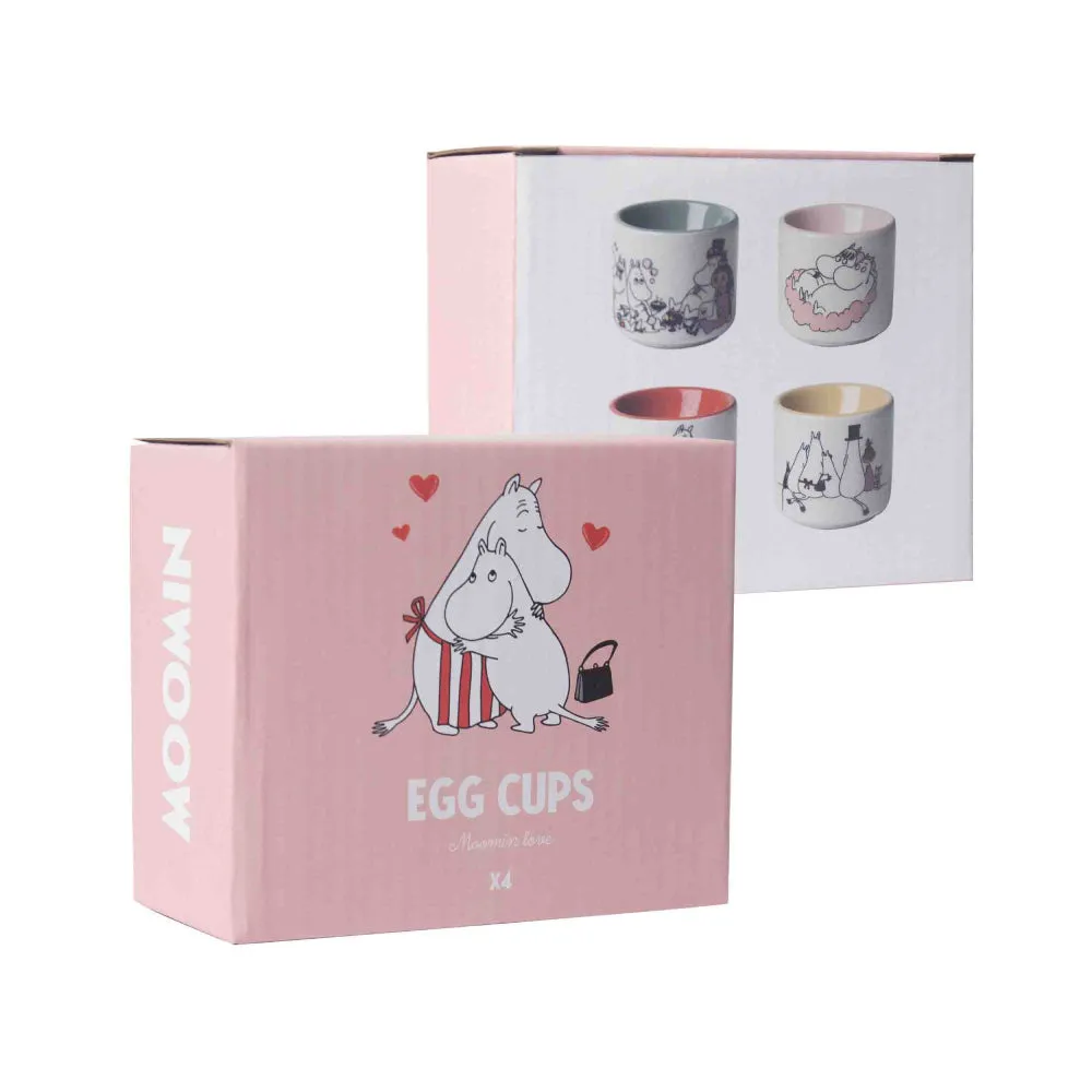 Moomintroll Moomin Love Egg Cups coquetiers 4 pièces céramique