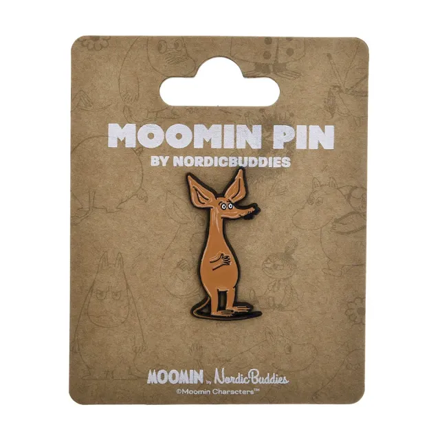 Moomintroll Sniff pin's badge marron métal