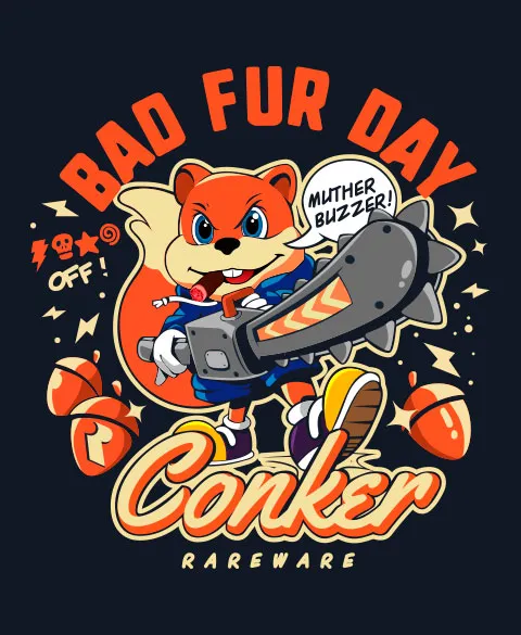 Pixgoodies Conker’s Bad Fur Day mug