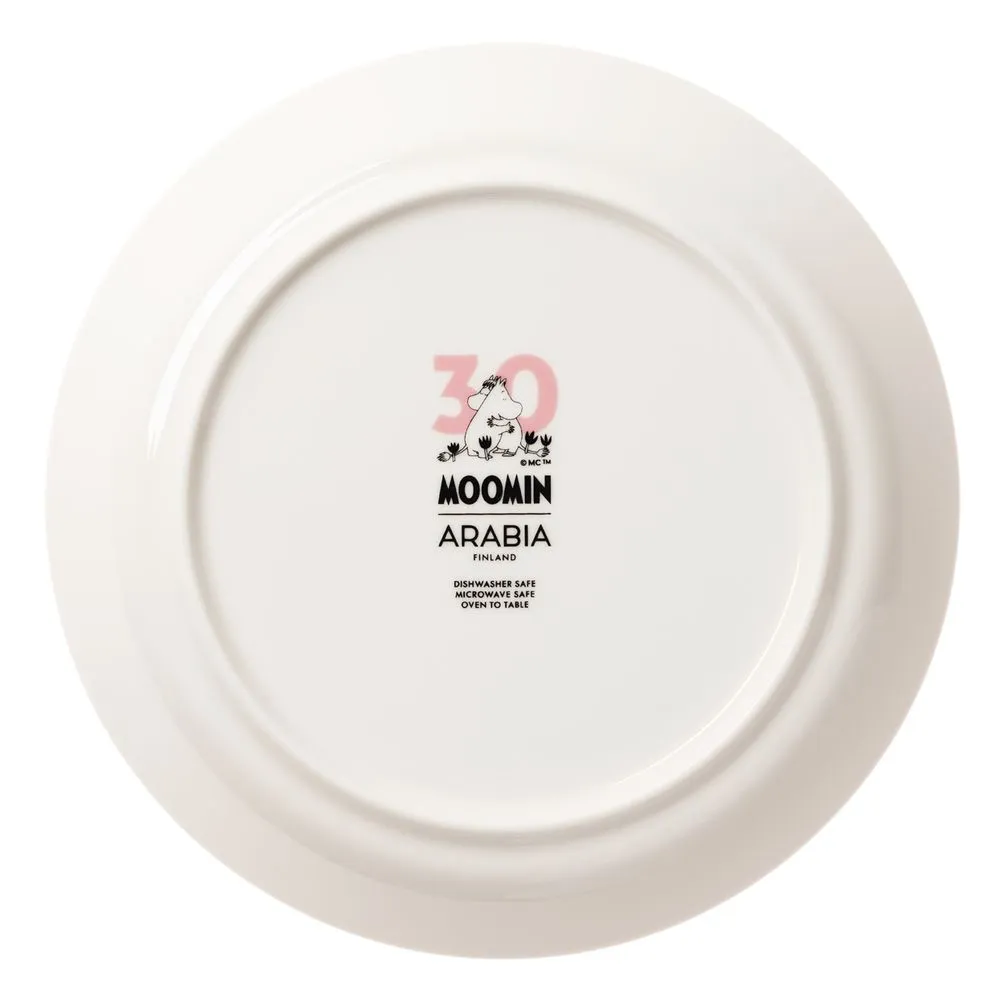 Moomintroll Love 30 coffret mug + assiette rose porcelaine