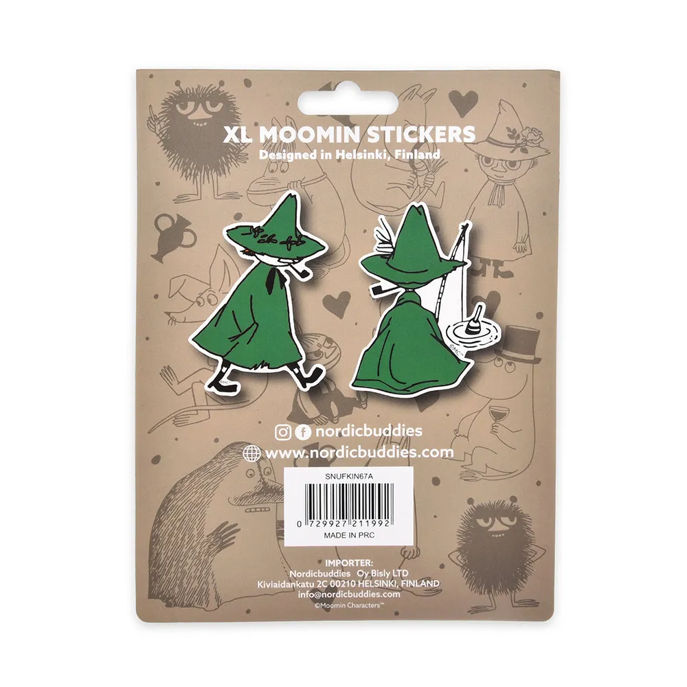 Moomintroll Snufkin stickers lot de 2 XL papier