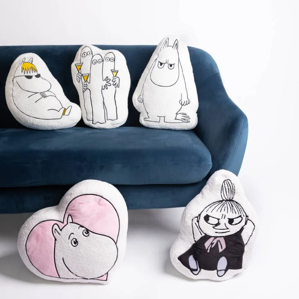 Moomintroll Little My Coussin déco 31x43 cm blanc