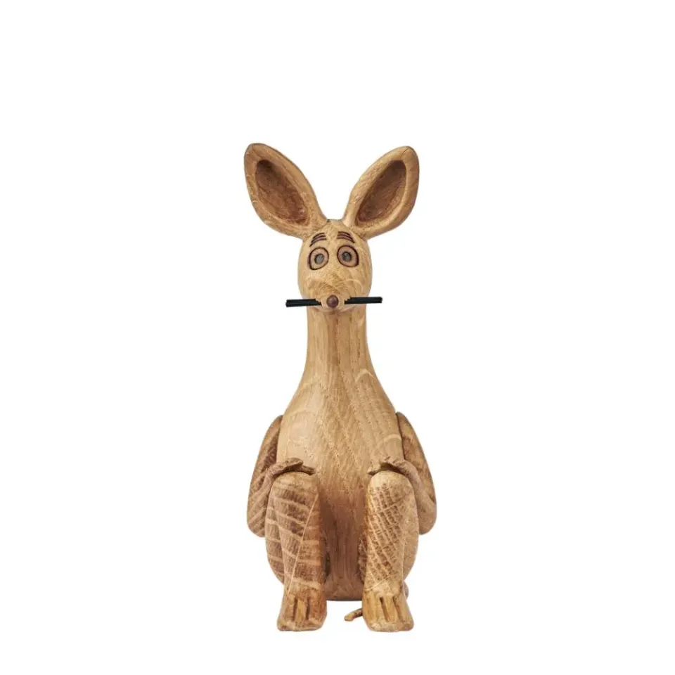 Moomintroll Sniff figurine bois 10 cm chêne