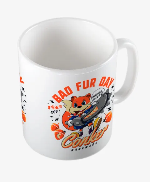 Pixgoodies Conker’s Bad Fur Day mug