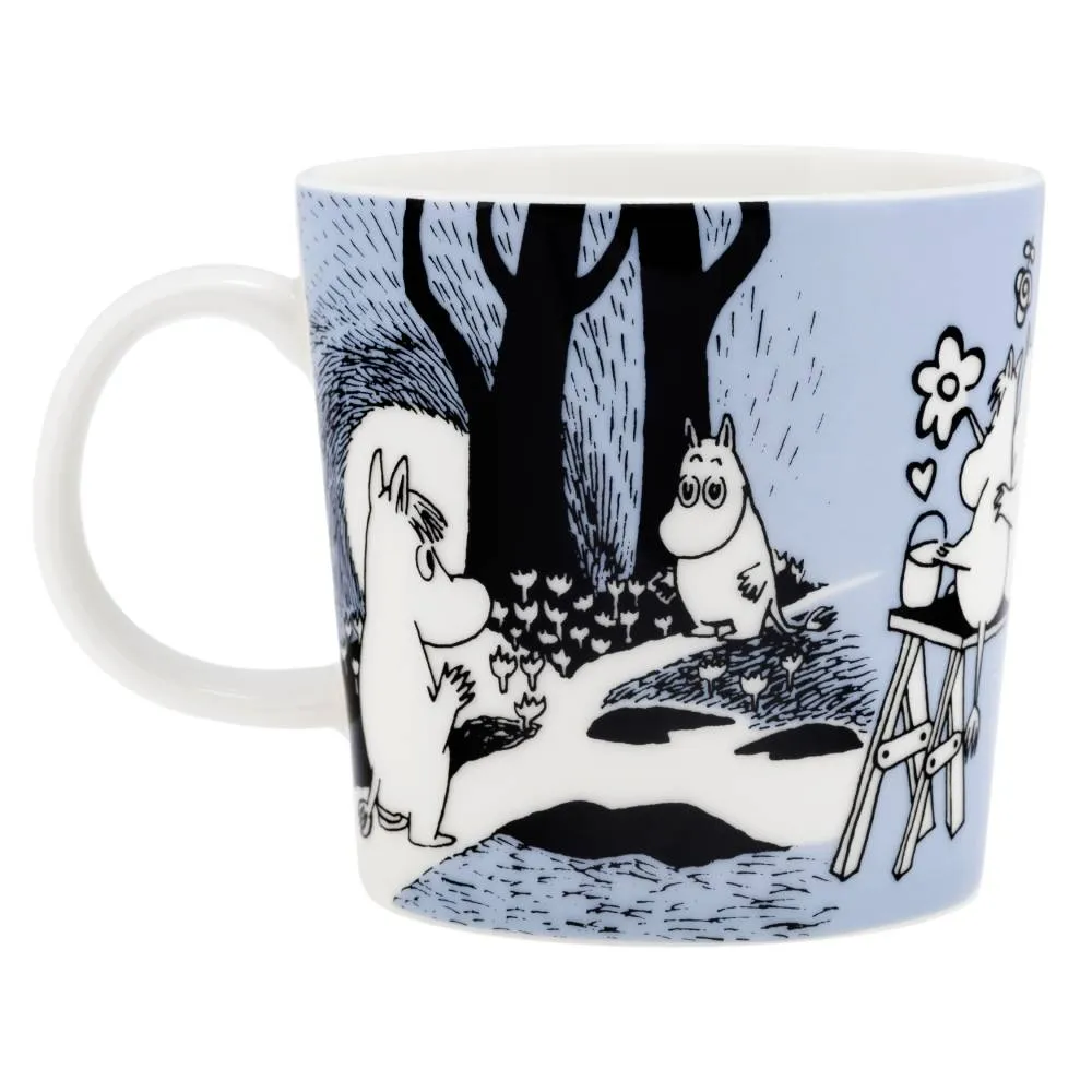 Moomintroll Love mug bleu 0,3 L câlin