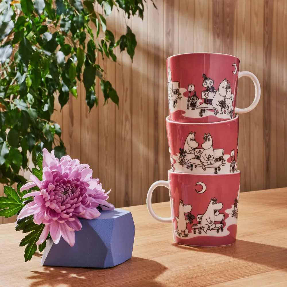 Moomintroll Rose mug 0,4 L vitroporcelaine