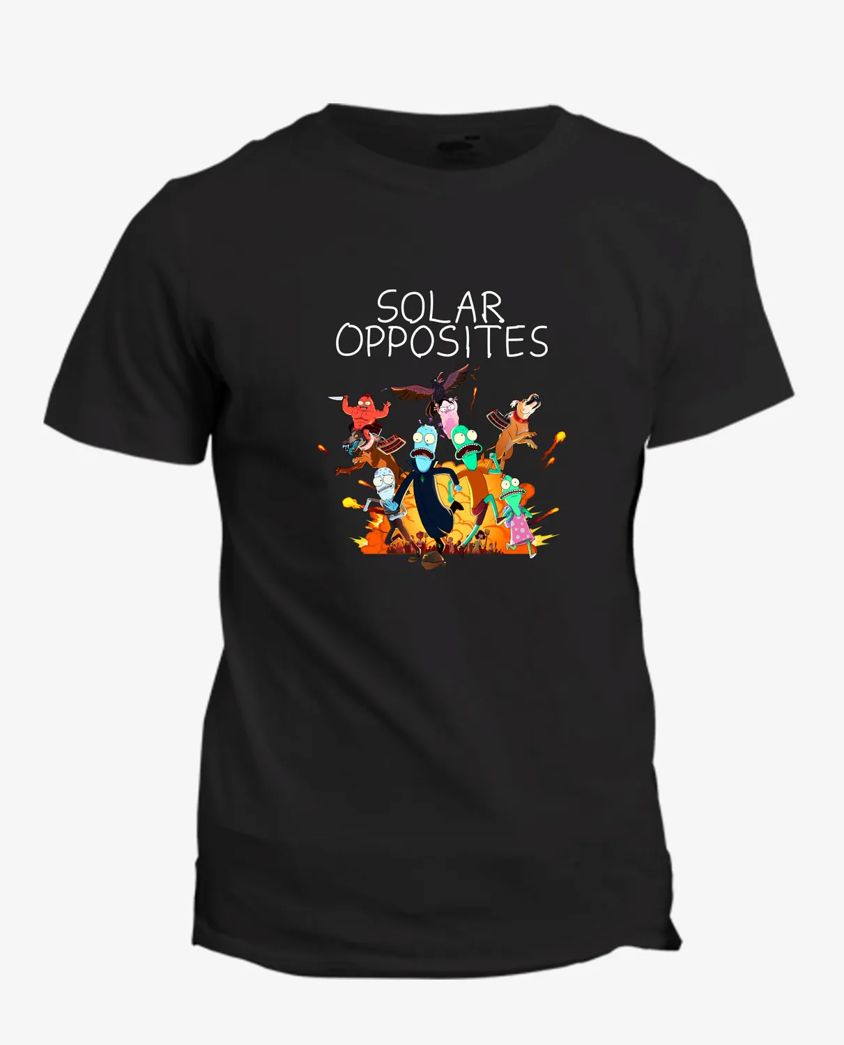 Pixgoodies Solar Opposites Pupa t-shirt coton