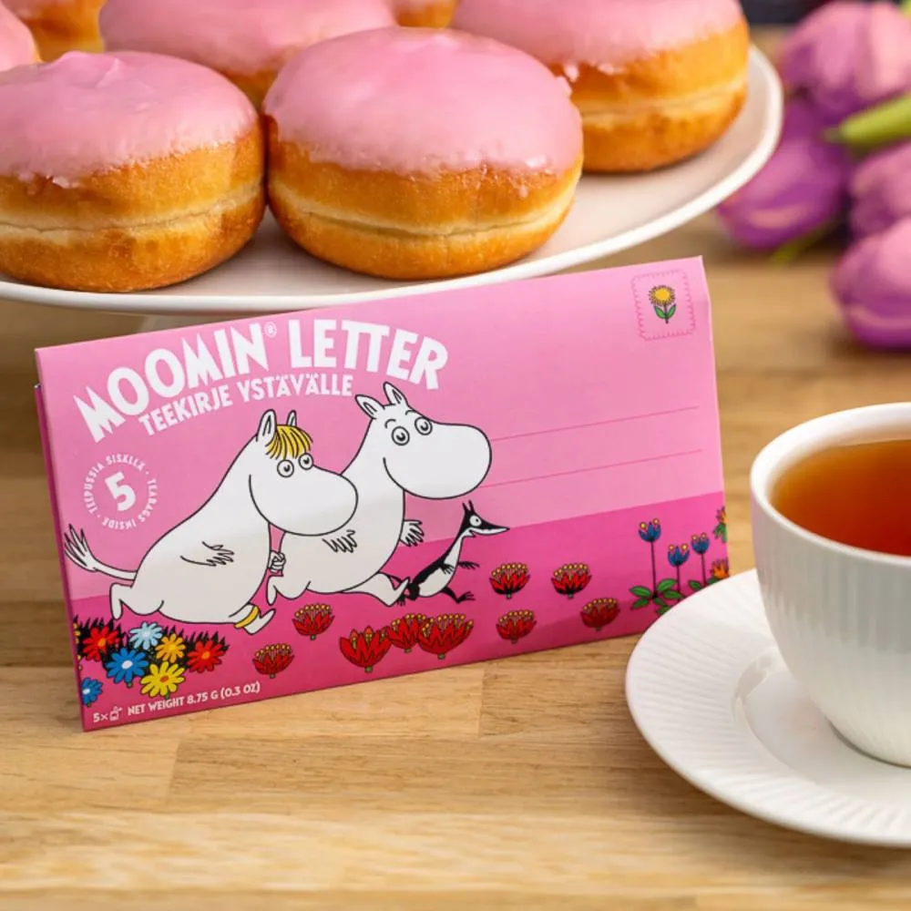 Moomintroll Letter thé en sachets 5 parfums enveloppe Moomin