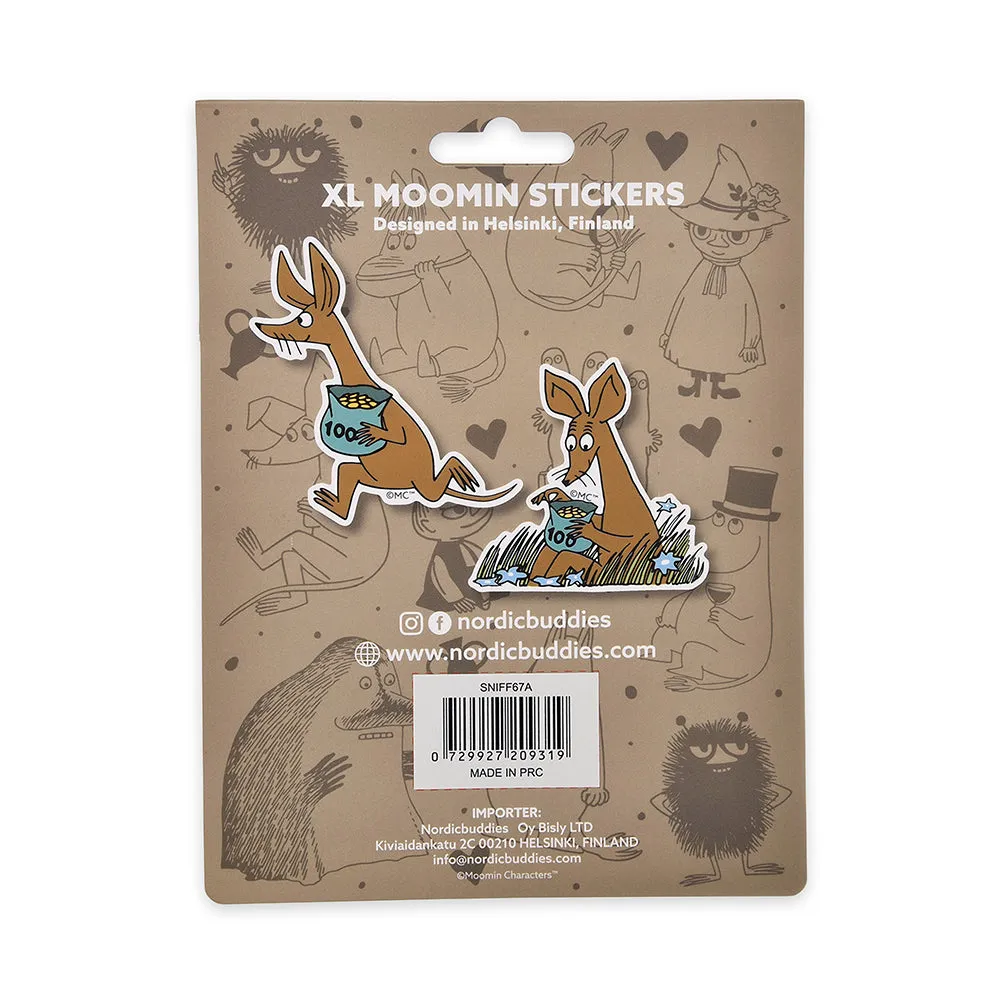 Moomintroll Sniff's Business XL stickers papier lot de 2