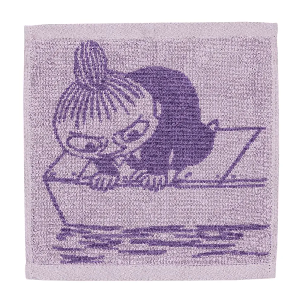 Moomintroll serviette Little My violette coton bio
