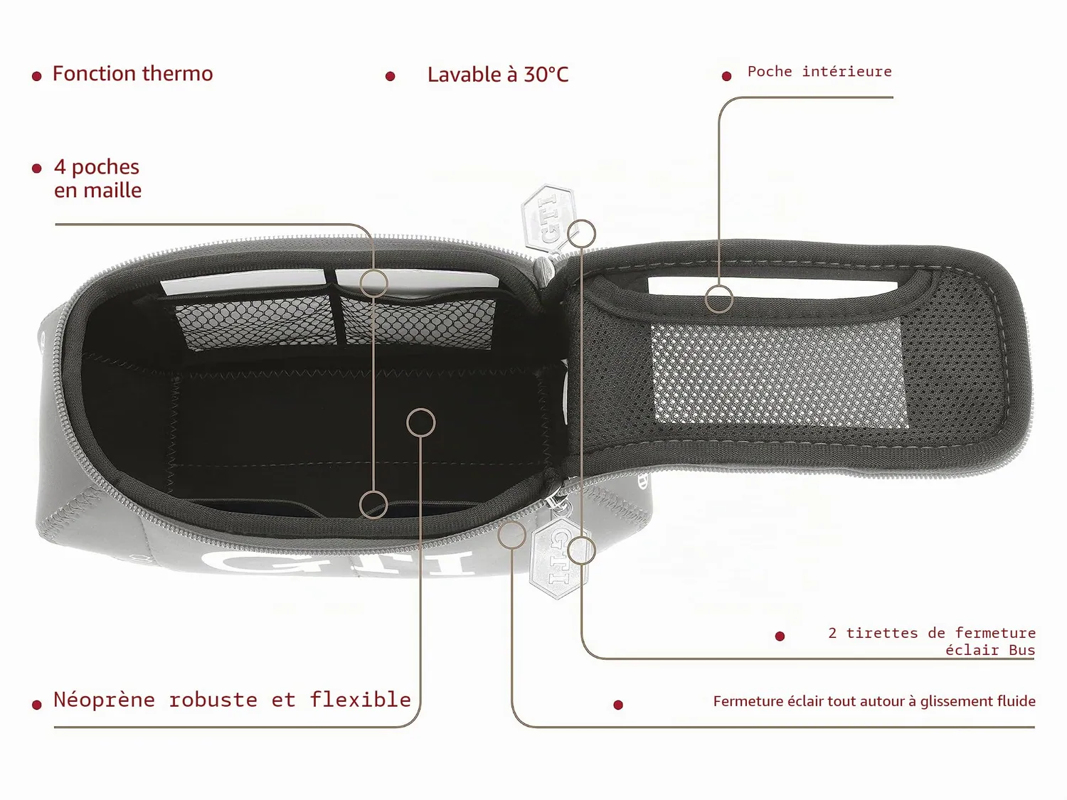 Brisa VW Collection GTI trousse de toilette néoprène