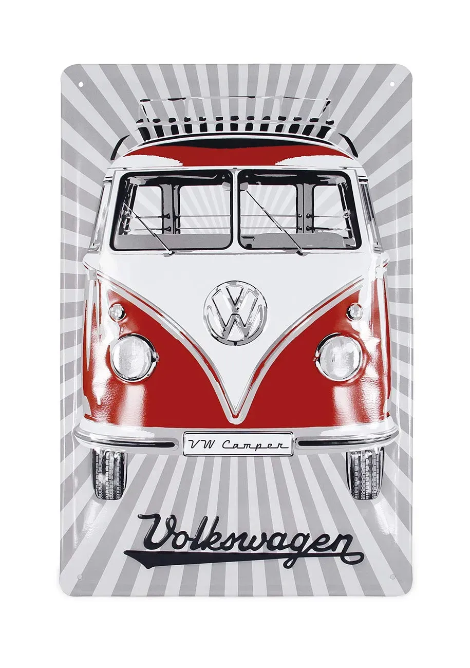 Brisa VW Collection T1 Bus Combi plaque métal 30x20 cm
