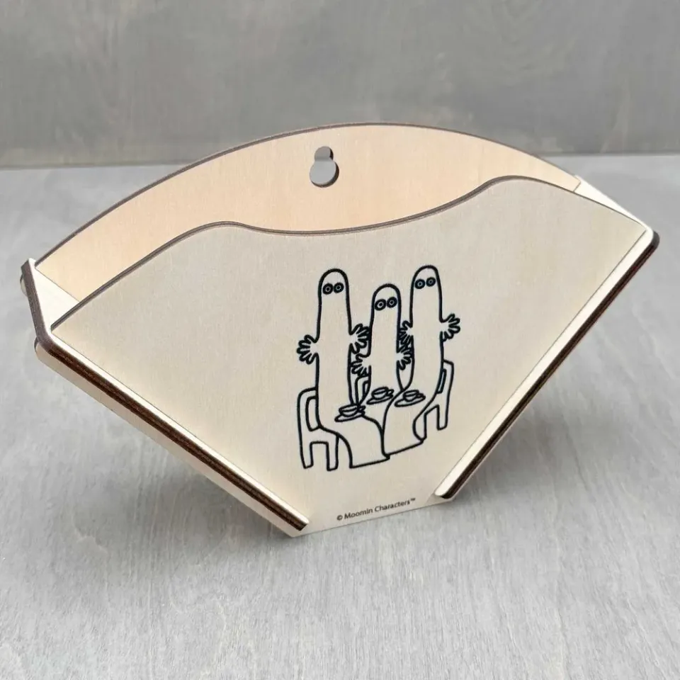 Moomintroll Hattifatteners porte-filtres café bois