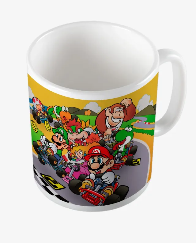 Pixgoodies Mario Mario Kart mug céramique casting 1992