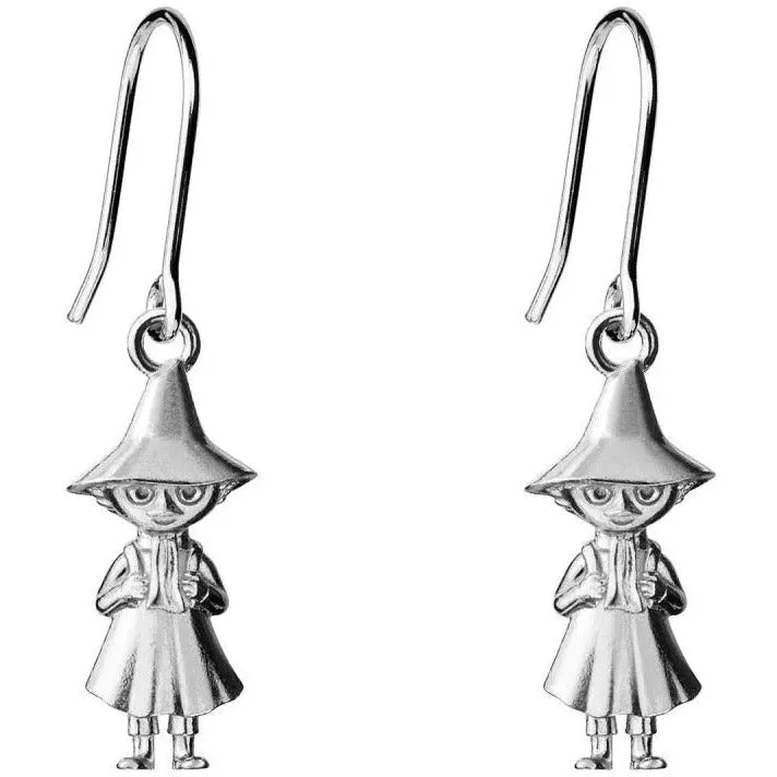 Moomintroll Lumoava Snufkin boucles argent sterling