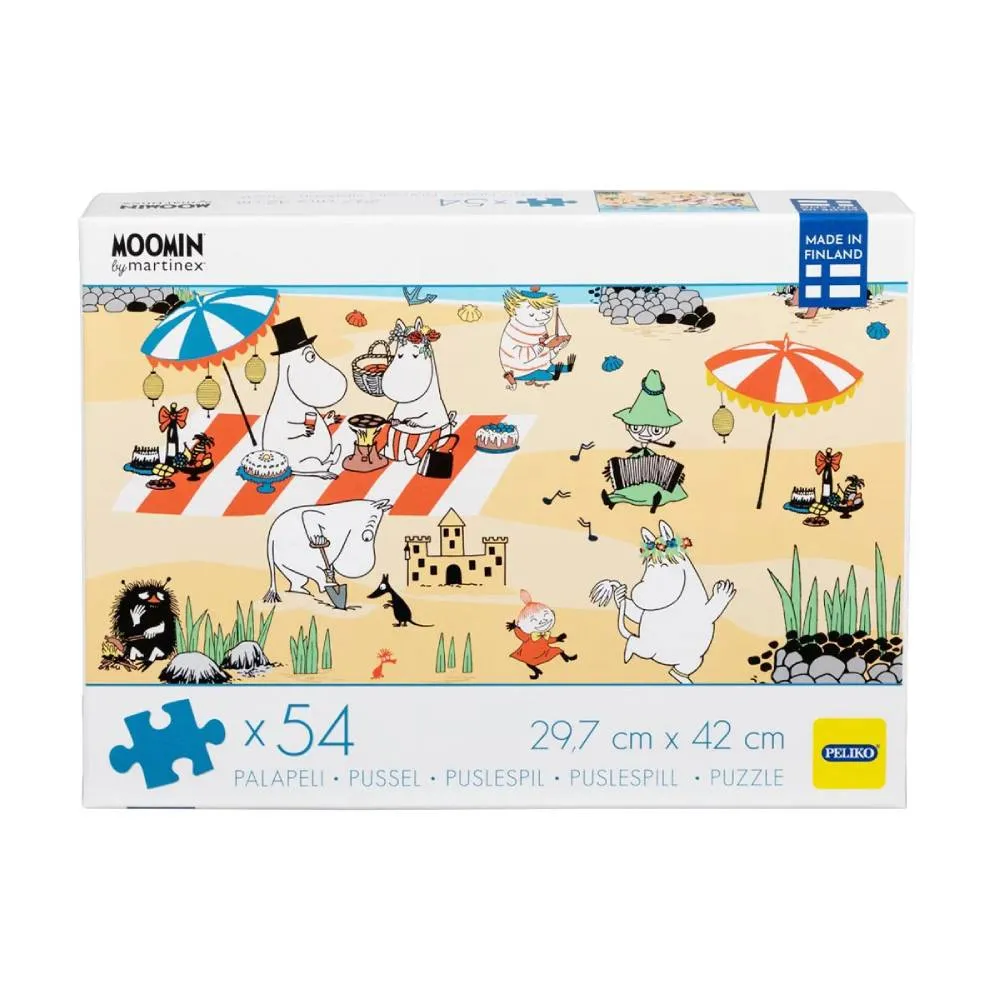 Moomintroll Beach Day puzzle 54 pièces 42x30cm