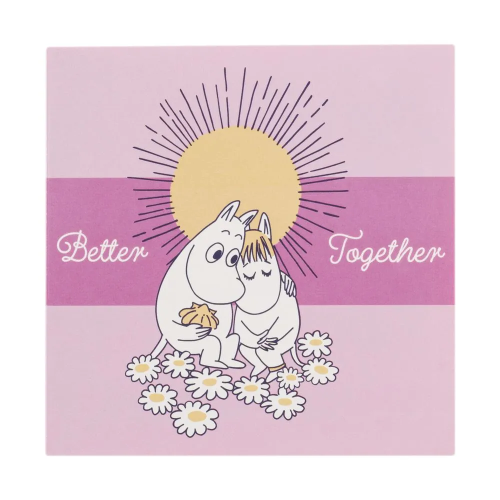 Moomintroll Sweethearts set papeterie rose 6 pièces