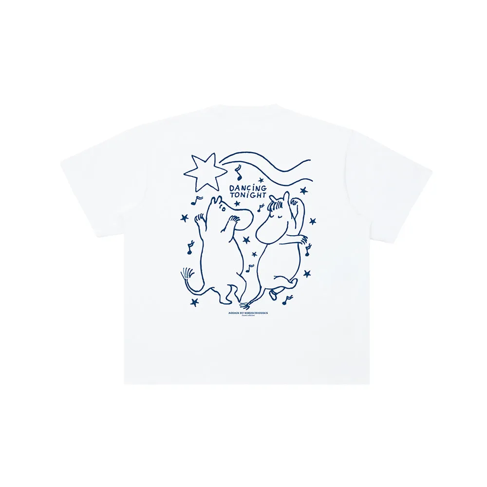 Moomintroll Moomin Comet Dance t-shirt unisexe en coton bio