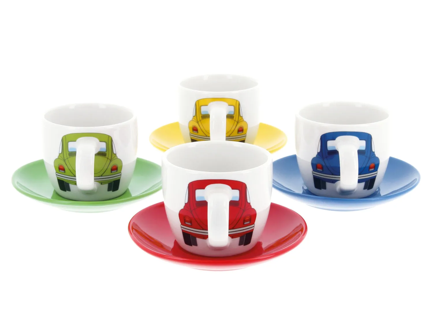 Brisa VW Collection Coccinelle Avant tasses espresso
