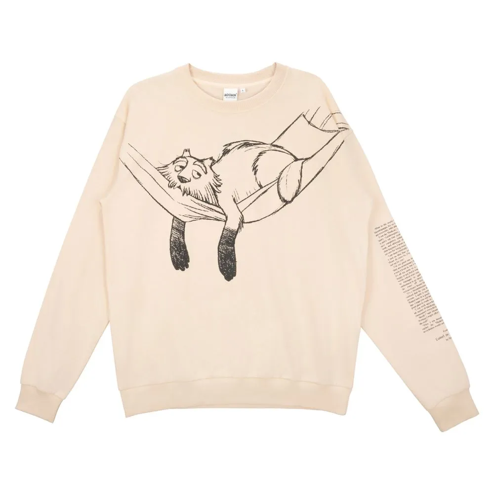 Moomintroll Muskrat Sweat beige coton homme