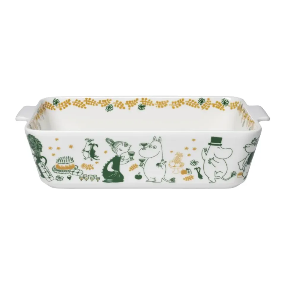 Moomintroll Gift of Love plat à four vert 2,5 L