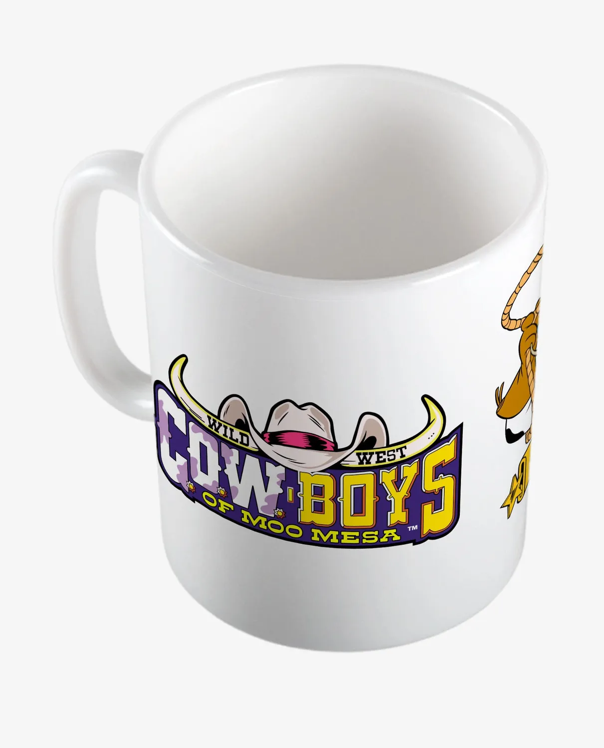 Pixgoodies Cow-Boys de Moo Mesa mug céramique