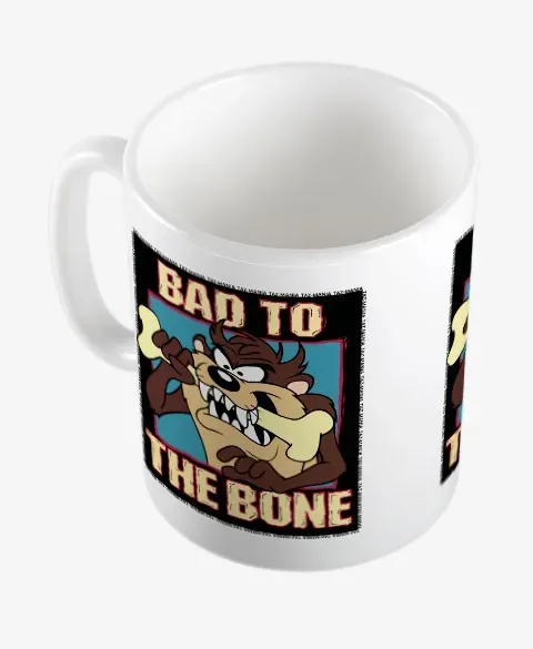 Pixgoodies Taz Bad to the Bones mug céramique Looney Tunes