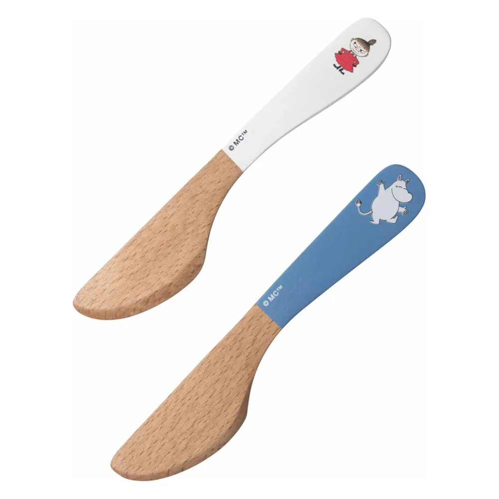 Moomintroll Moomin Butterknives couteaux à beurre 2 pièces bois