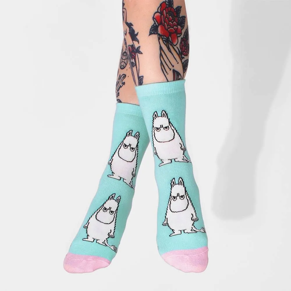 Moomintroll Angry chaussettes coton