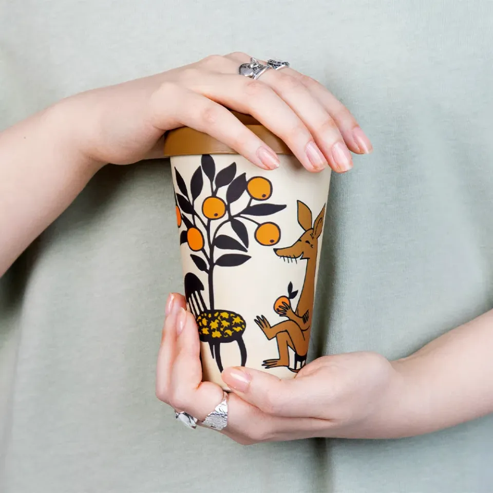 Moomintroll Sniff Orange Take-Away Mug 450 ml beige