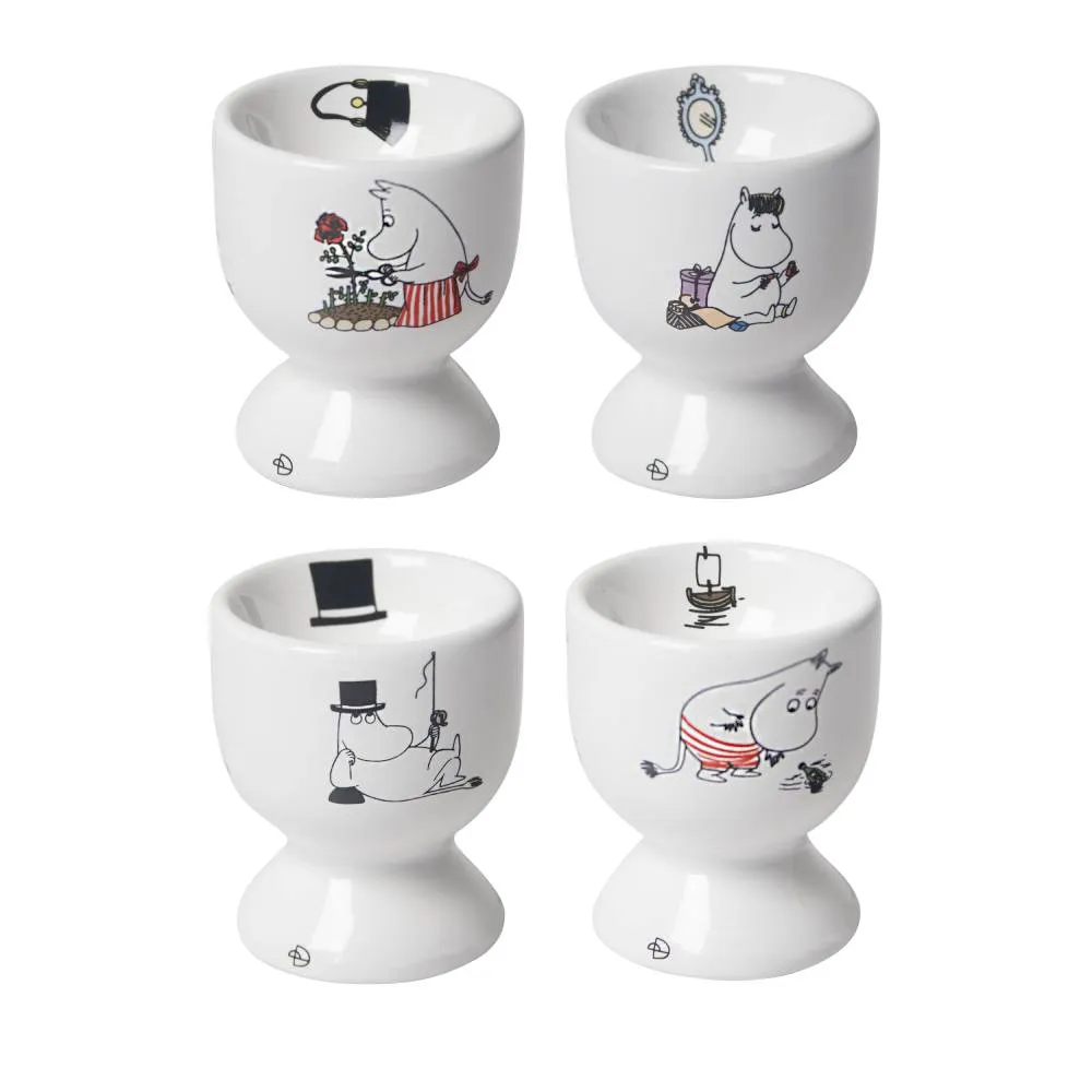 Moomintroll Joy coquetiers 4 pièces céramique