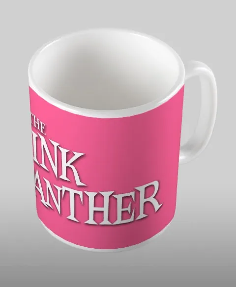 Pixgoodies The Pink Panther mug céramique rose