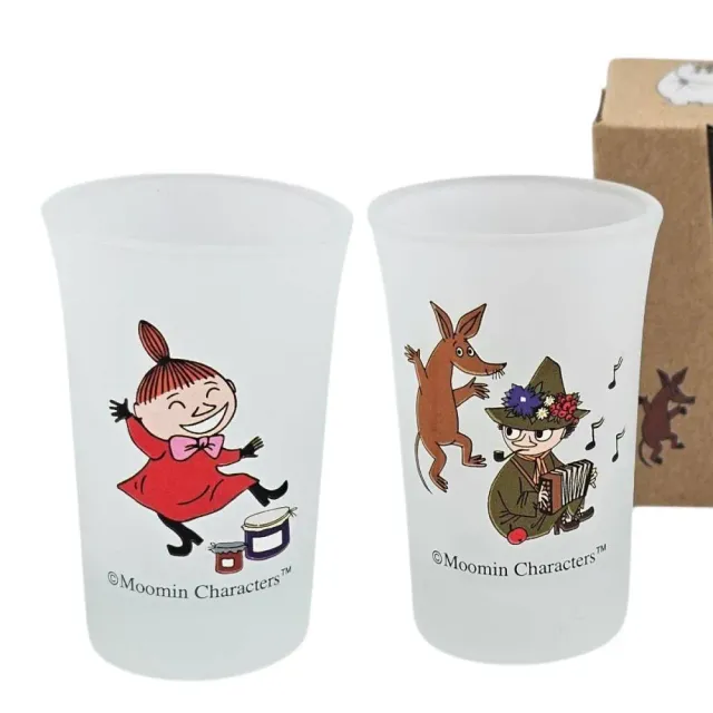 Moomintroll Little My Snufkin mini verres 5 cl lot de 2