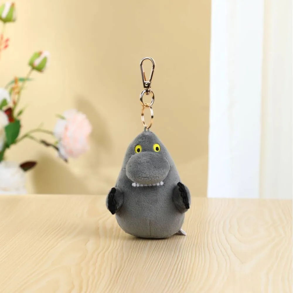 Moomintroll Groke Porte-Clés Peluche Gris 10 cm