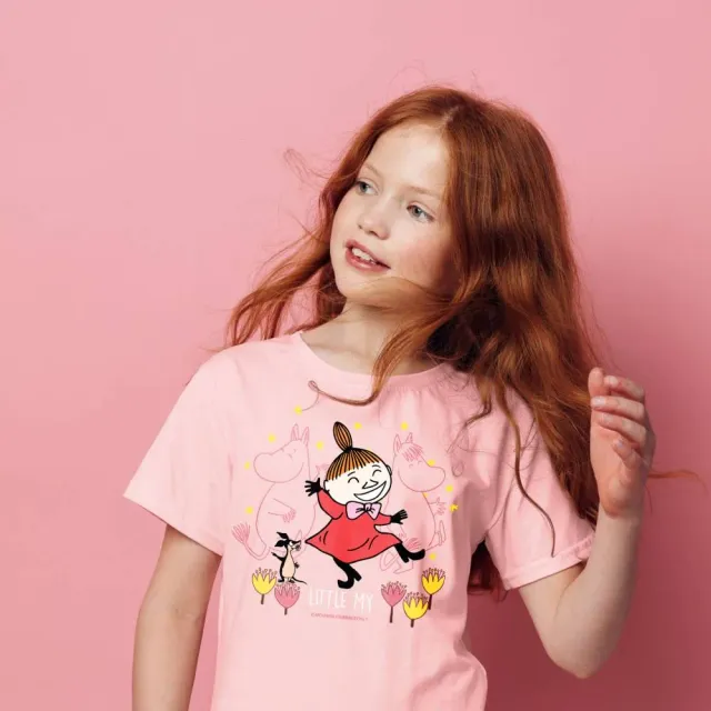 Moomintroll Little My Friends t-shirt enfant rose