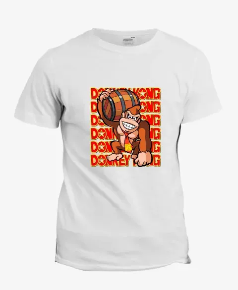 Pixgoodies Donkey Kong roi des singes t-shirt coton