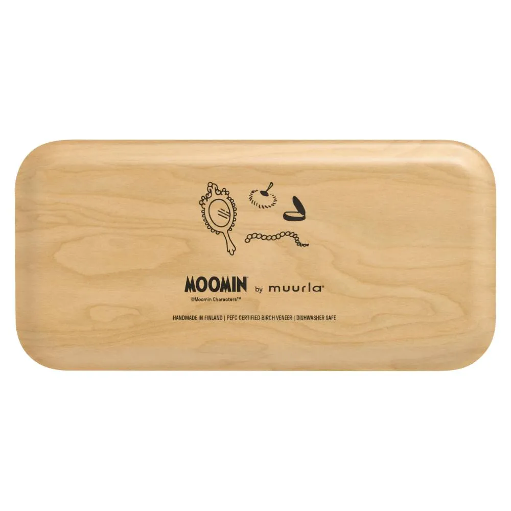 Moomintroll Snorkmaiden Retro plateau rose 27 x 13 cm